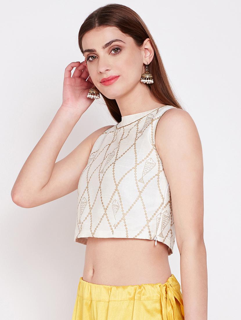 foil printed blouse - 16228269 - Zoom Image - 2