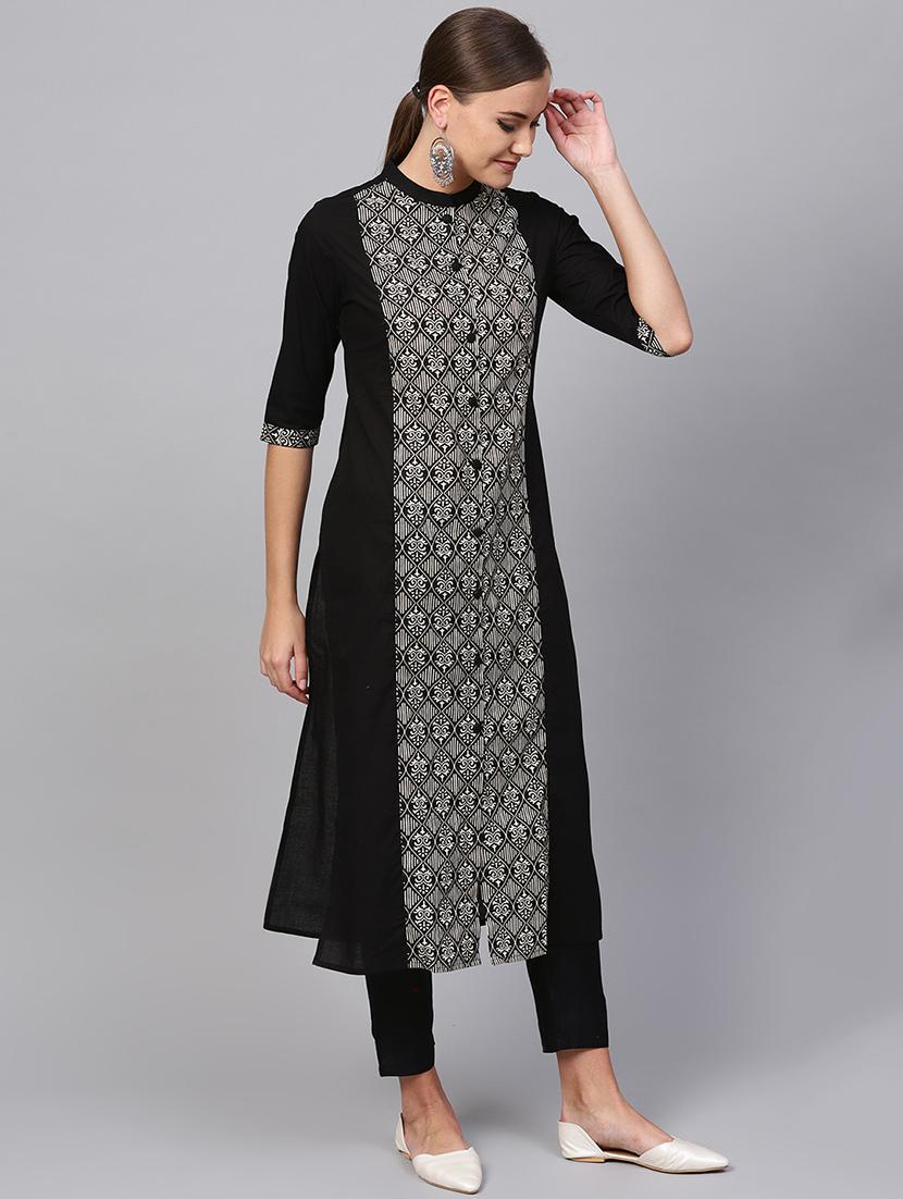 Printed straight kurta - 16228752 - Zoom Image - 2