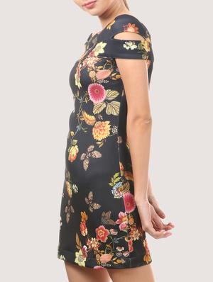 black scuba bodycon dress - 16229472 - Standard Image - 2