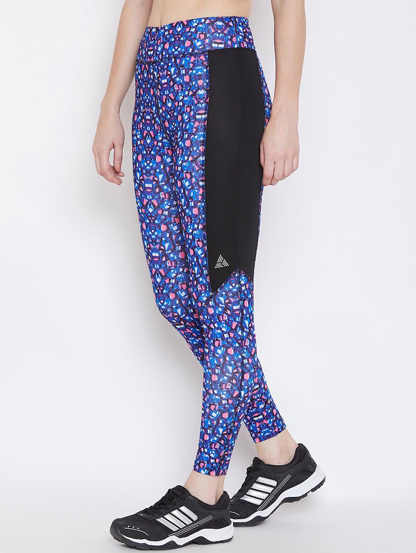 contrast panel abstract legging - 16230177 - Zoom Image - 2