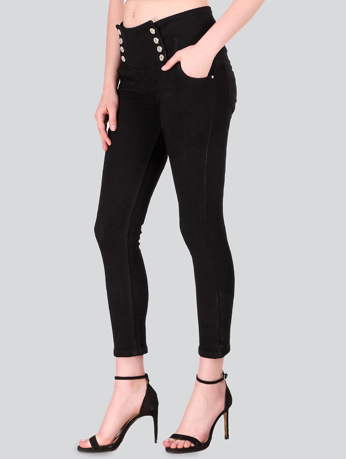 high rise skinny fit jeans - 16230331 - Zoom Image - 2