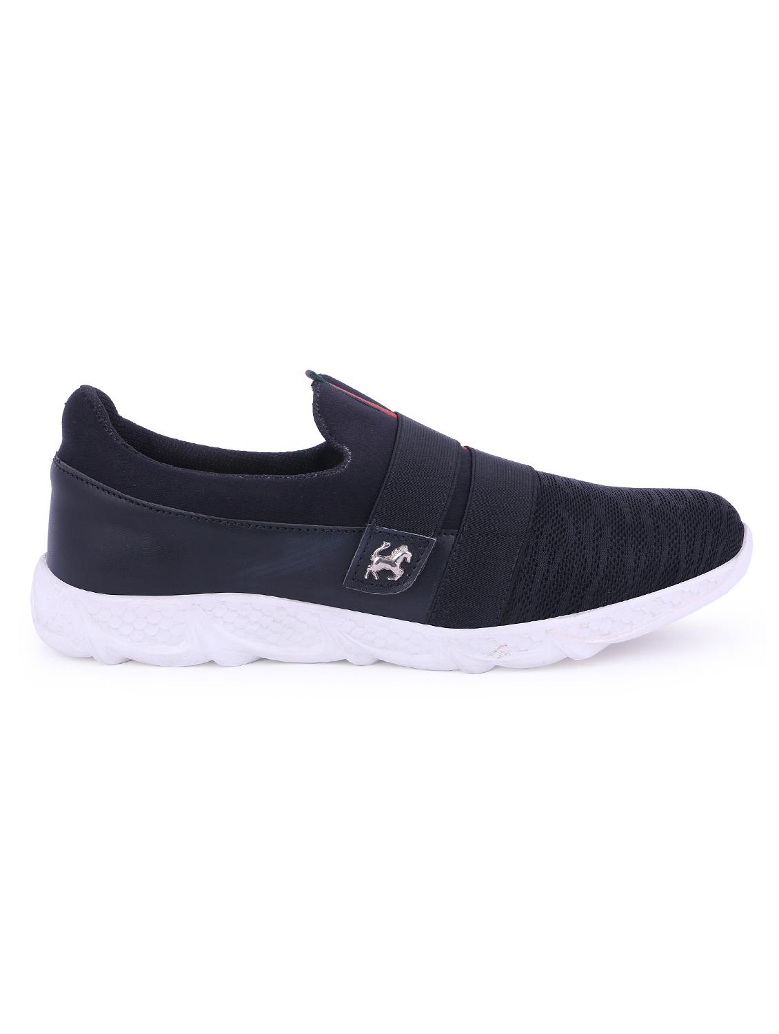 black mesh slip on sport shoes - 16231285 - Zoom Image - 2