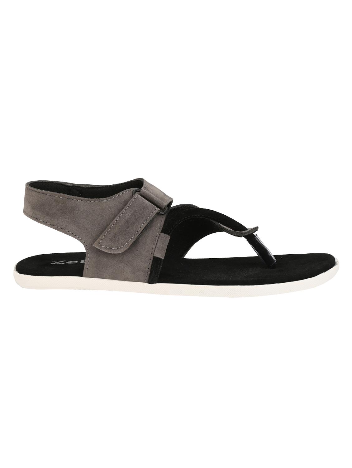 grey suede back strap sandals - 16231538 - Zoom Image - 2