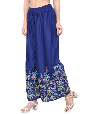 floral flared palazzo - 16231920 - Standard Image - 2
