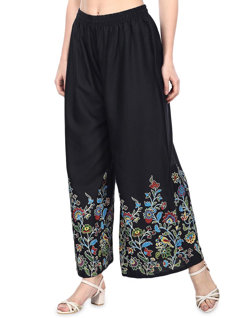 Floral flared palazzo - 16231922 - Zoom Image - 2