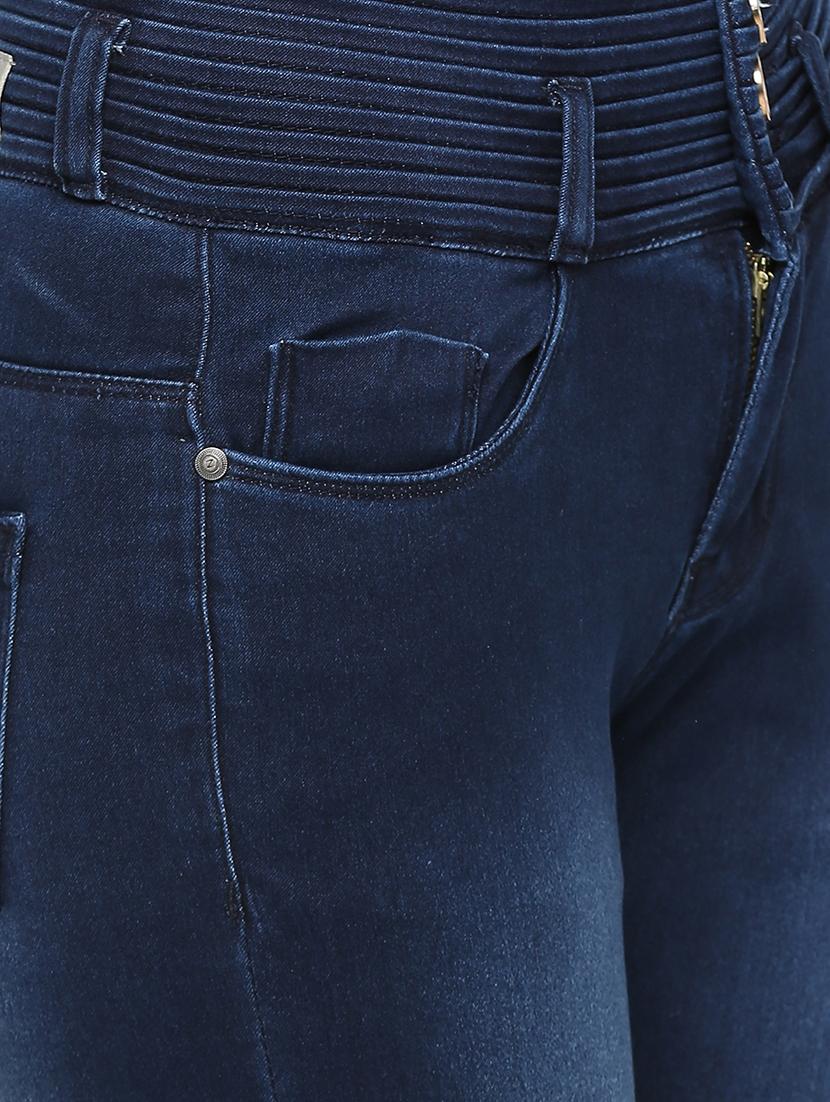 pin tucked high rise jeans - 16233269 - Zoom Image - 5
