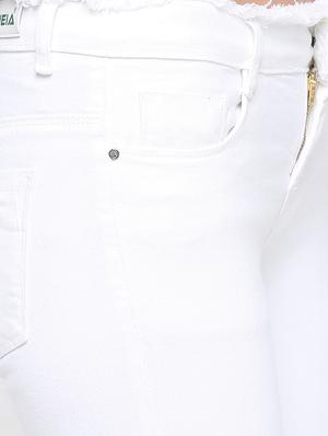 frayed knee slit jeans - 16233289 - Standard Image - 5