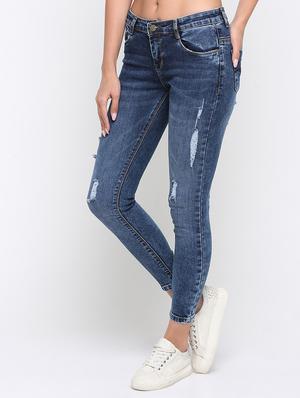 distressed skinny fit jeans - 16233291 - Standard Image - 2