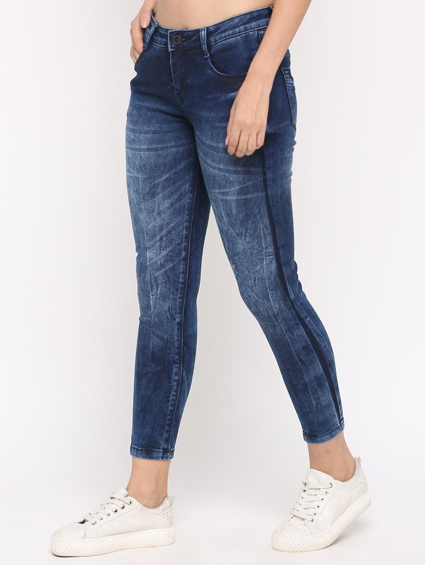 skinny fit stone washed jeans - 16233324 - Zoom Image - 2