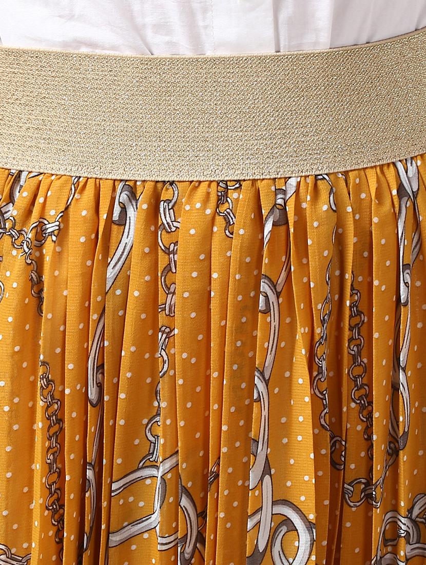 scarf print a-line skirt - 16233869 - Zoom Image - 5
