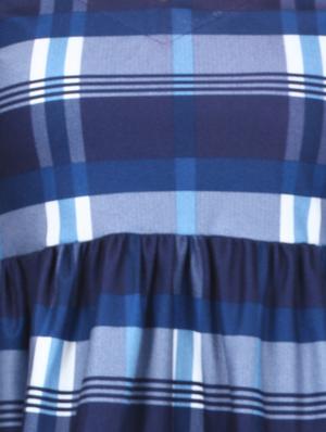 blue hosery blouson top - 16235193 - Standard Image - 5