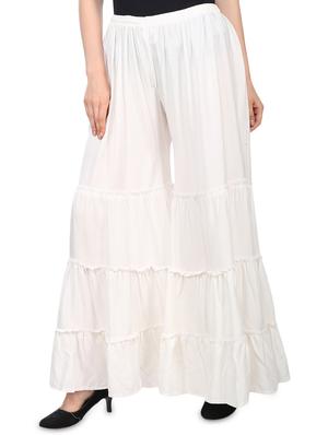 ruffle solid sharara - 16236549 - Standard Image - 2