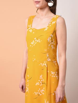 sleeveless floral maxi dress - 16237060 - Standard Image - 5