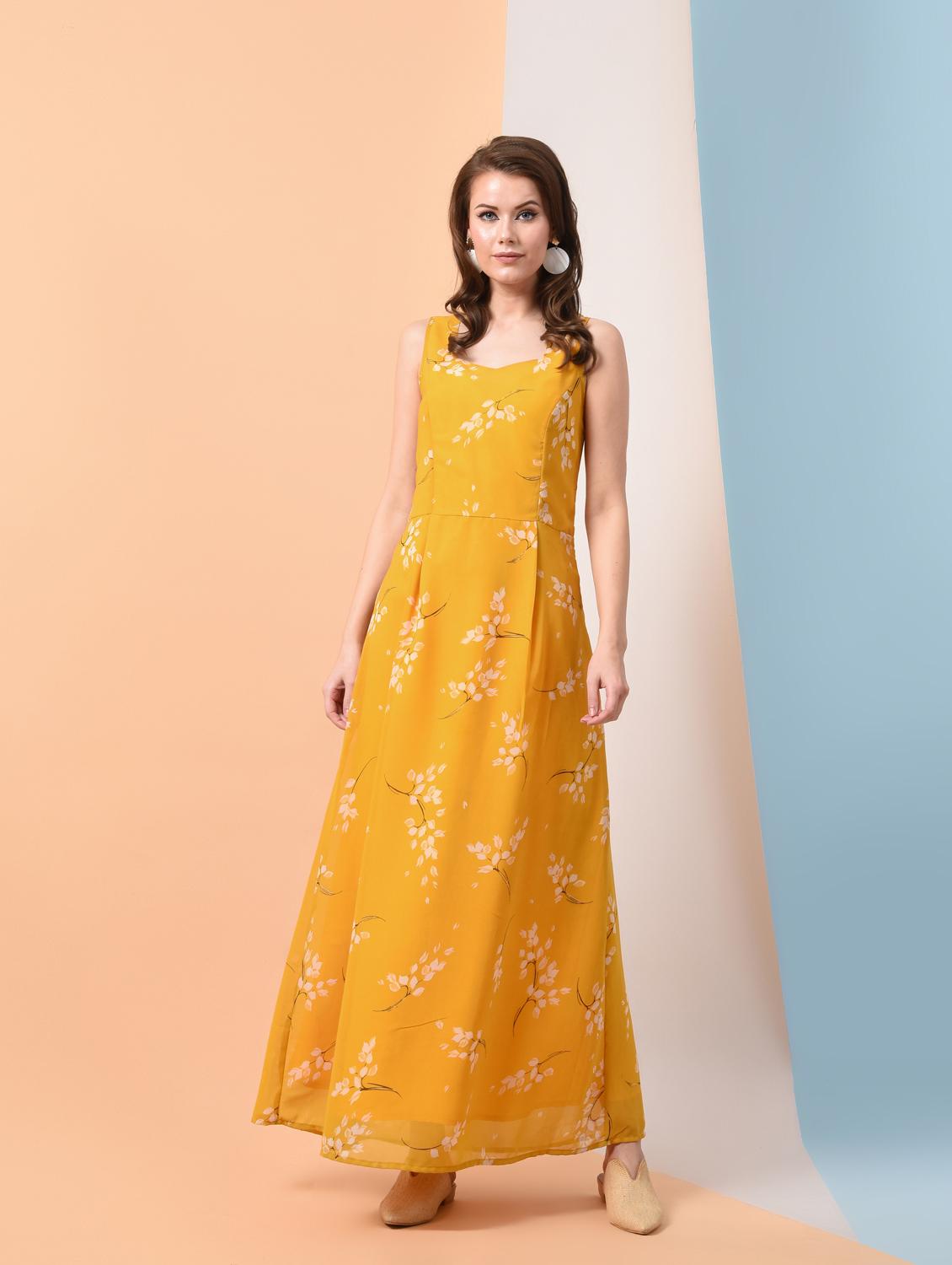 sleeveless floral maxi dress - 16237060 - Zoom Image - 2
