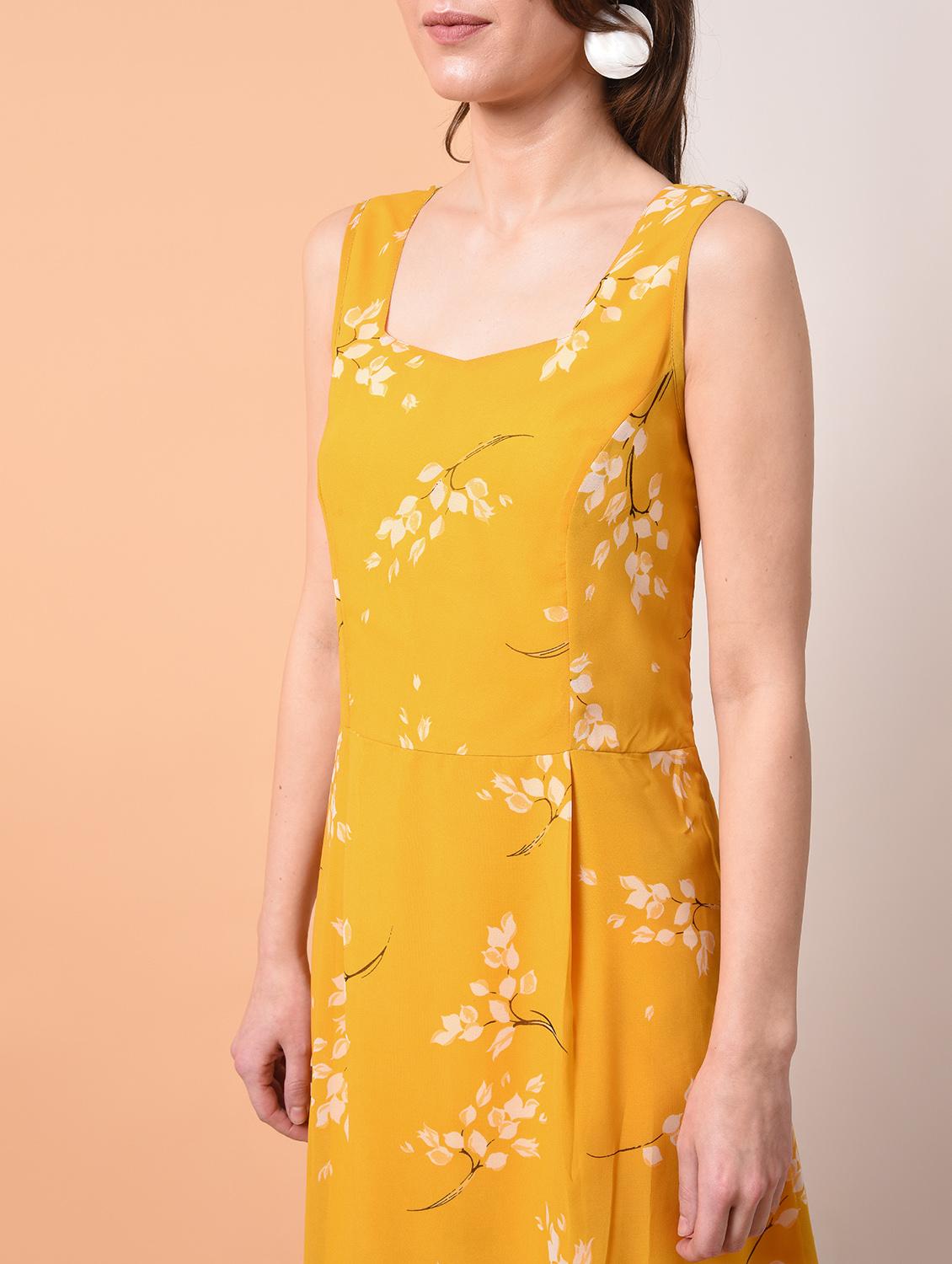 sleeveless floral maxi dress - 16237060 - Zoom Image - 5