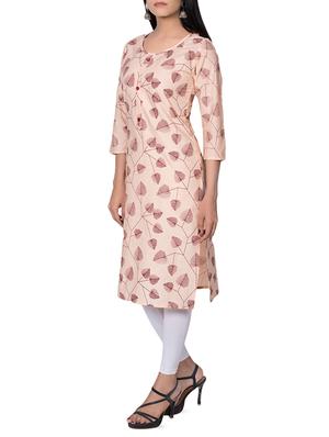 Printed straight kurta - 16237227 - Standard Image - 2