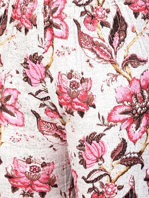 solid kurta with floral sharara set - 16237466 - Standard Image - 5