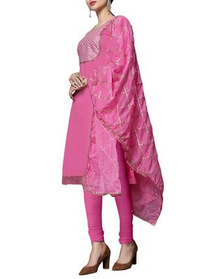 gota work churidaar unstitched suit - 16237489 - Standard Image - 2