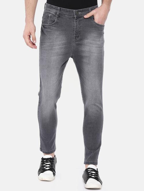 grey heavy washed jeans - 16237522 - Standard Image - 1