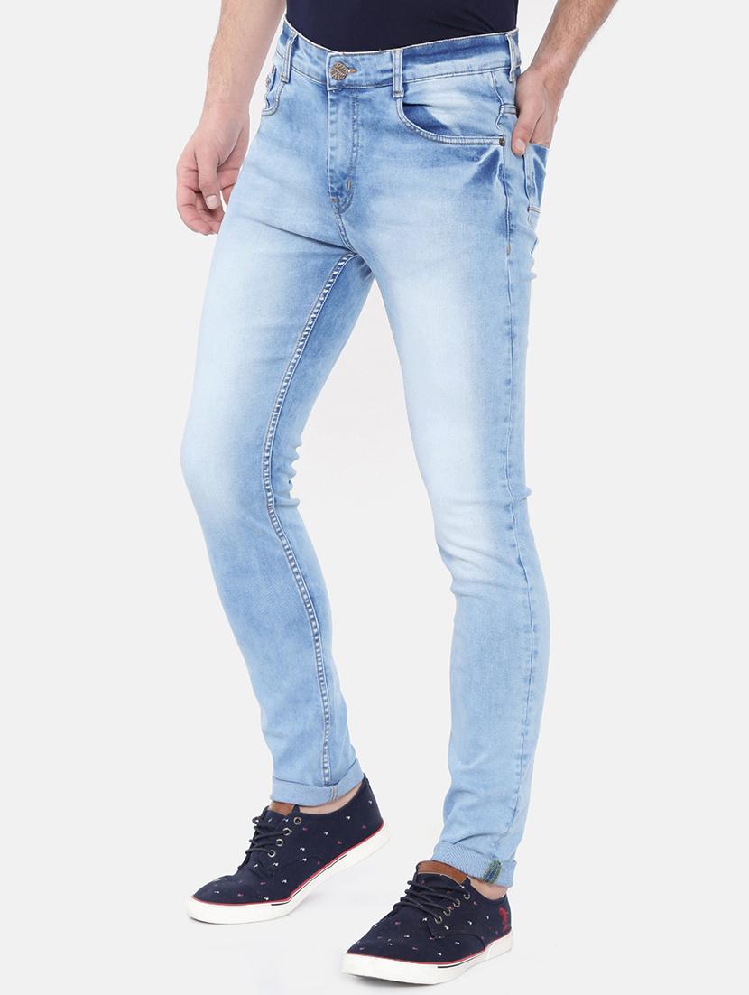 blue heavy washed jeans - 16237524 - Zoom Image - 2