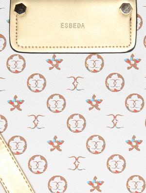 white leatherette (pu) regular handbag - 16238507 - Standard Image - 5
