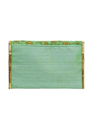 green silk ethnic sling bag - 16238631 - Standard Image - 2