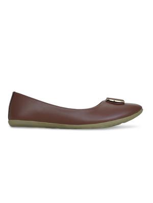 maroon slip on ballerinas - 16239528 - Standard Image - 2