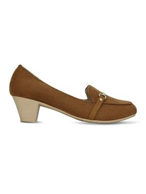 tan slip on pumps - 16239552 - Standard Image - 2