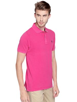 pink solid t-shirt - 16239620 - Standard Image - 2