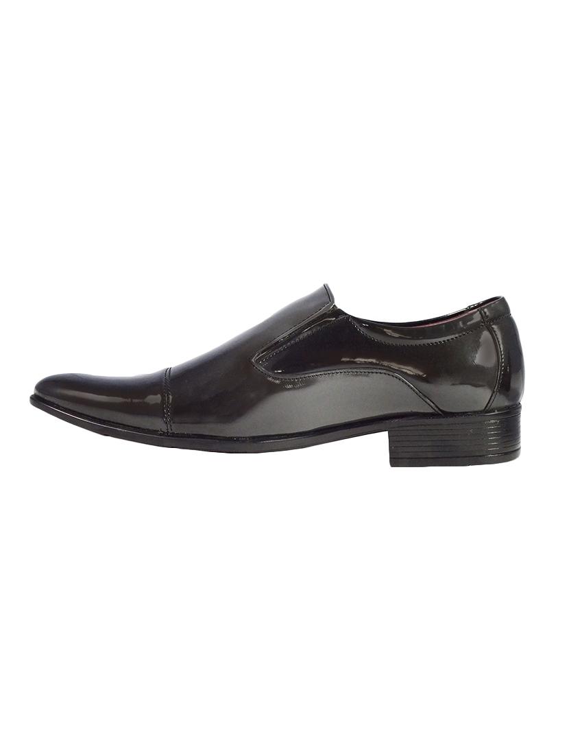 black patent leather slipons - 16240811 - Zoom Image - 2