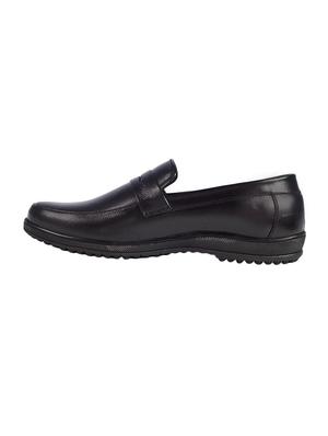 black leather slipons - 16240812 - Standard Image - 2