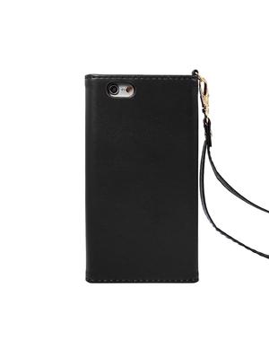 black faux leather mobile cover - 16242995 - Standard Image - 2