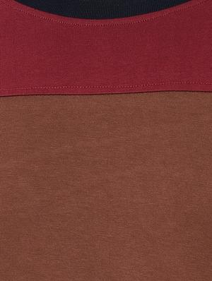 multi colored color block t-shirt - 16243824 - Standard Image - 5