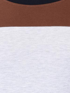 multi colored color block t-shirt - 16243826 - Standard Image - 5