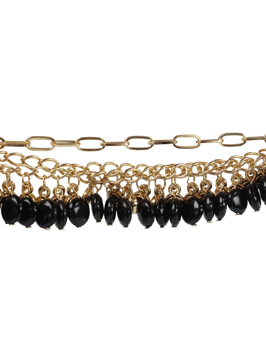 black metal beaded bracelet - 16244963 - Zoom Image - 2