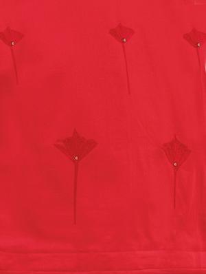 Embroidered palazzo unstitched suit - 16245051 - Standard Image - 5