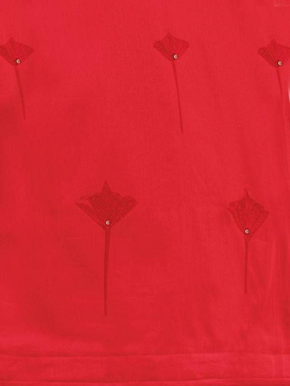 Embroidered palazzo unstitched suit - 16245051 - Zoom Image - 5