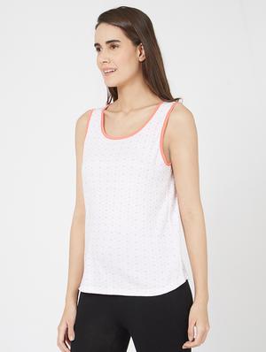 scoop neck printed tank tee - 16245156 - Standard Image - 2