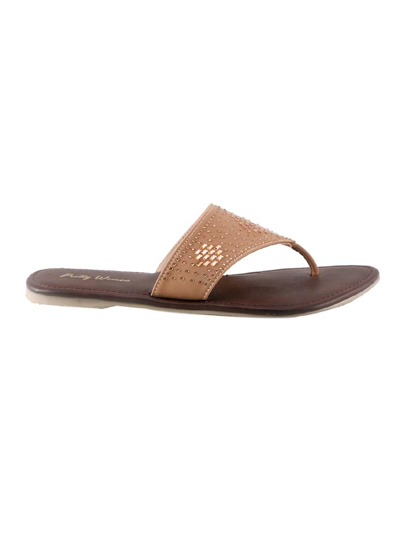 brown toe separator sandals - 16245214 - Zoom Image - 2