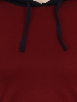 three quarter sleeve hooded tee - 16245371 - Standard Image - 5
