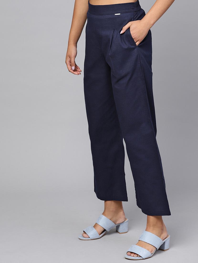 pleat detail high rise trouser - 16245519 - Zoom Image - 2