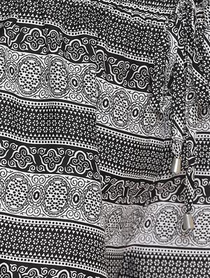 drawstring waist boho shorts - 16245759 - Standard Image - 5
