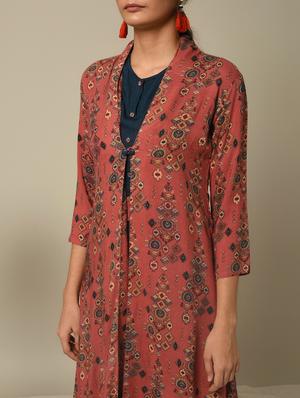 Printed layered kurta - 16245923 - Standard Image - 5
