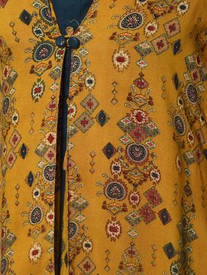 Printed layered kurta - 16245958 - Standard Image - 5