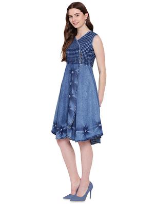 denim wrap dress - 16246148 - Standard Image - 2