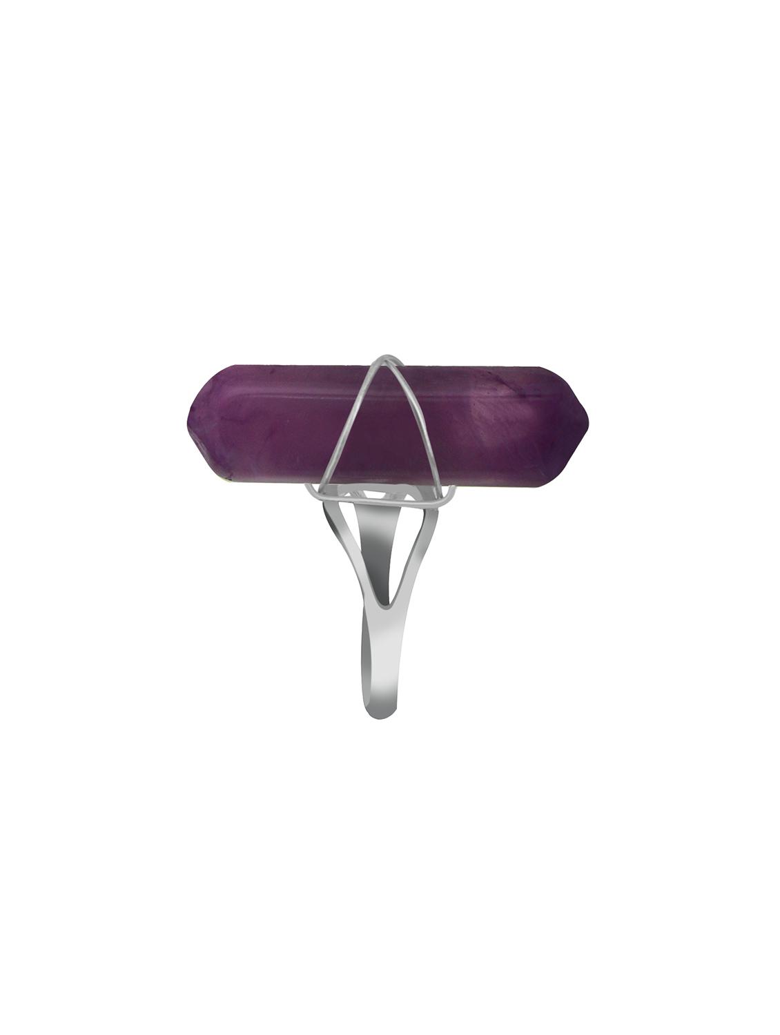 purple metal hand ring - 16247194 - Zoom Image - 2