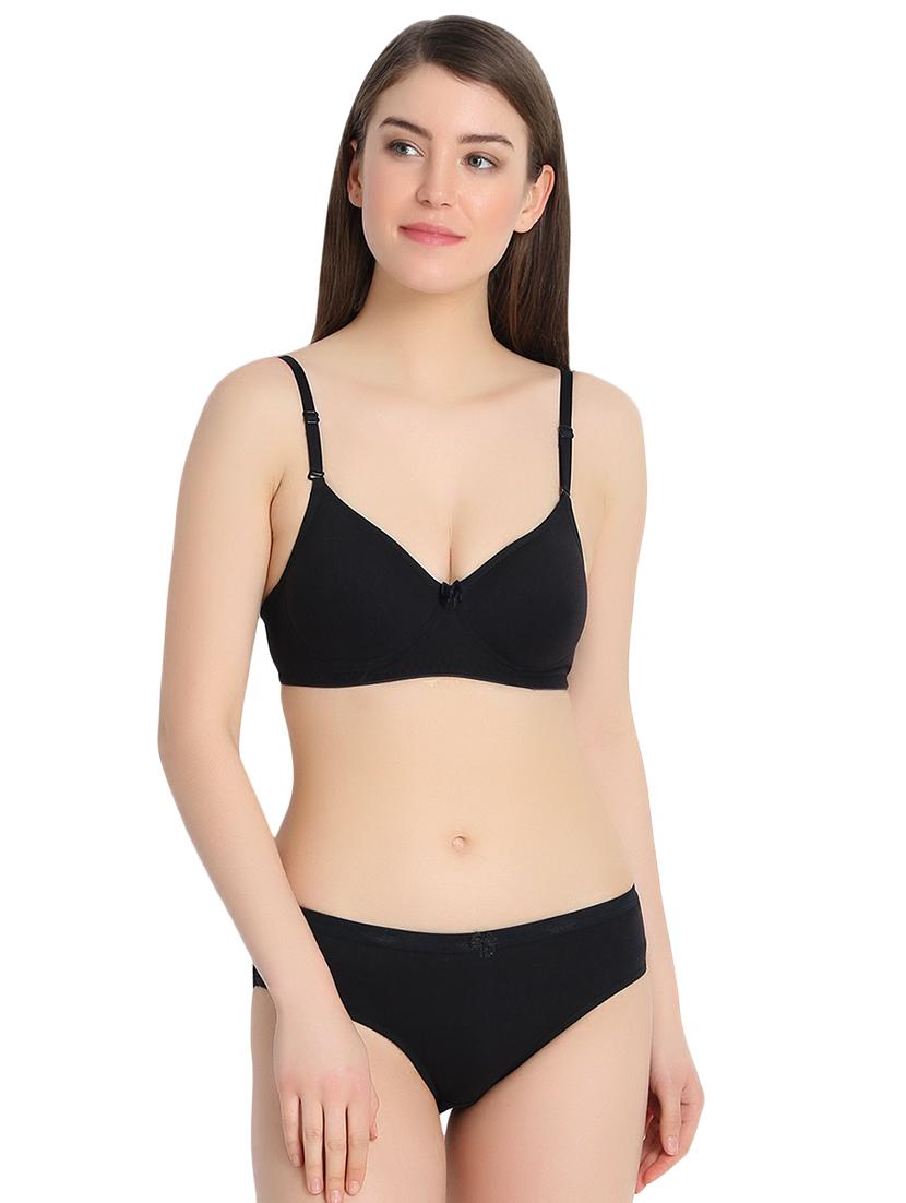 set of 2 solid bra and panty set - 16249326 - Zoom Image - 5