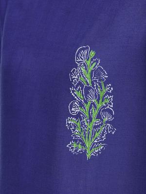 Block print straight kurta - 16249534 - Standard Image - 5