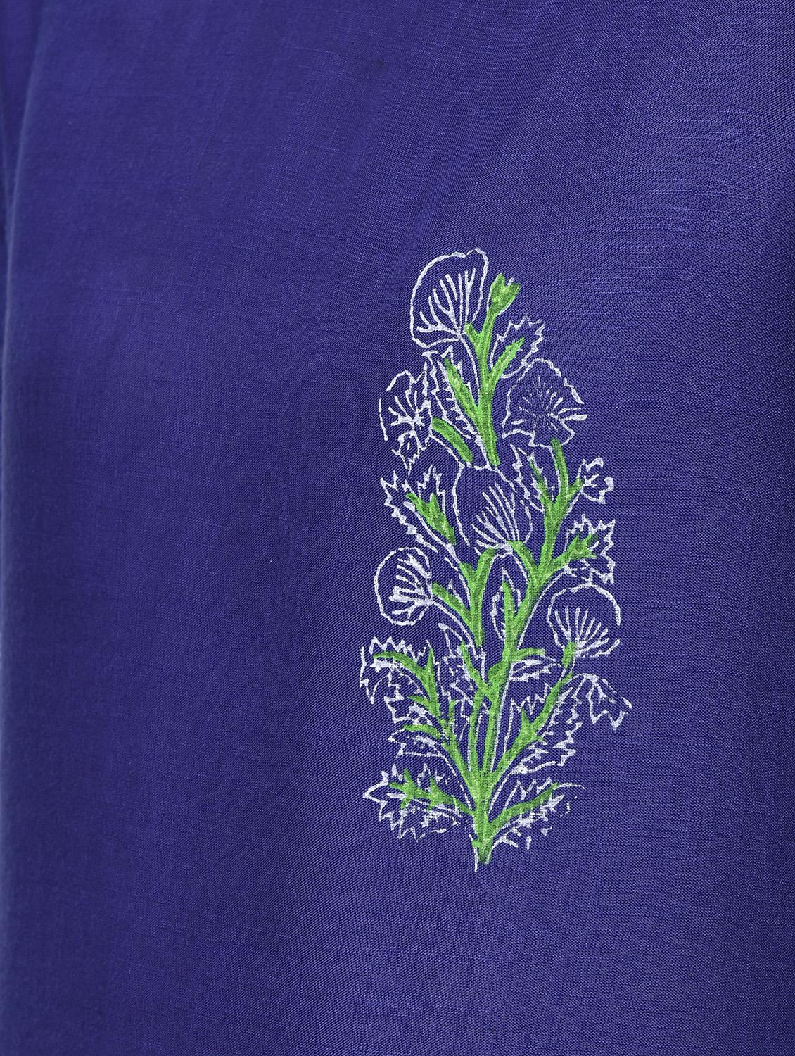 Block print straight kurta - 16249534 - Zoom Image - 5