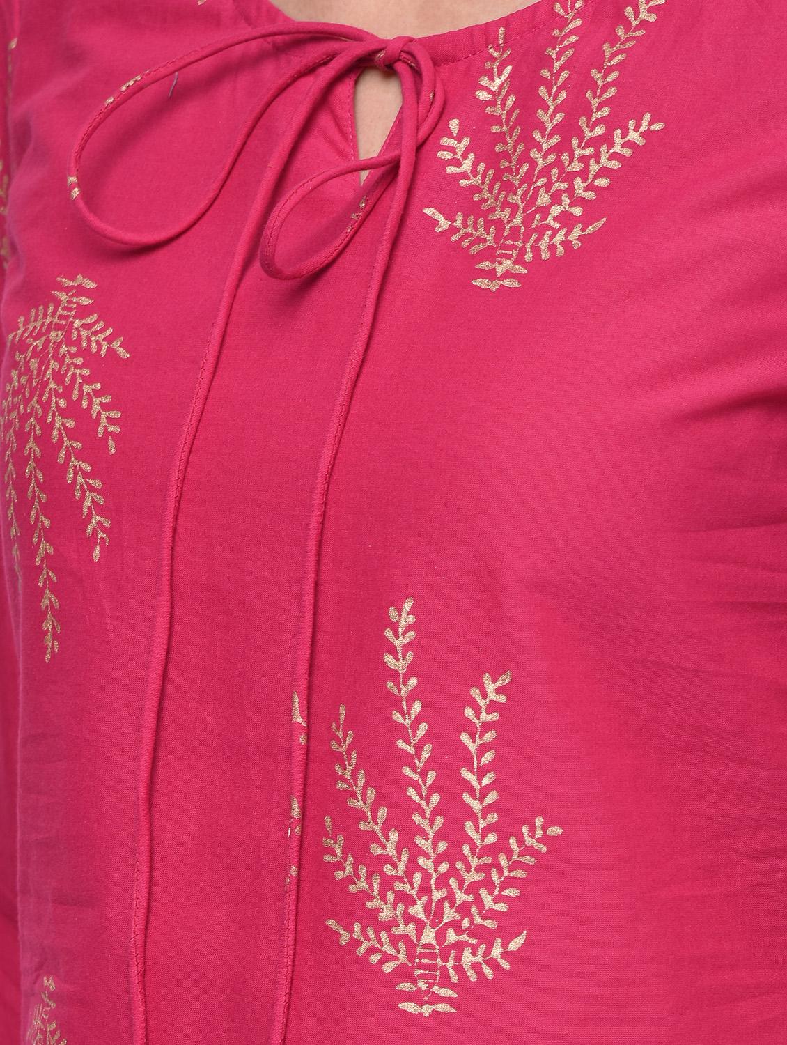 Block print straight kurta - 16249549 - Zoom Image - 5